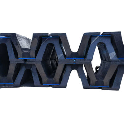 قوس مطاطي المروحة توزيع قوة موحدة صيانة منخفضة مقاومة ضغط عالية